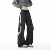 Pantalones Casuales de Seda Helada para Hombre para Exteriores, Pantalones Largos Rectos Sueltos Finos de Verano de Secado Rápido, Pantalones Largos Resistentes al Agua de Moda High Street