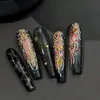 Patrón de Hormiga Pegatinas para Uñas de Año Nuevo Pegatinas de Fuegos Artificiales Diseños Llamativos para Uñas Largas Decoraciones para Uñas del Año del Caballo Venta al por Mayor Yt7820