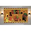 Suministro exclusivo transfronterizo de la serie de telas de fondo con temática navideña de TK, con impresiones de alta definición para el Mes de la Historia Afroamericana, el Día de la Madre y decoraciones de Acción de Gracias
