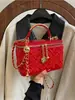 Bolso de Mano con Bordado Pesado Lingge de Fábrica Original 2026 Nuevo Bolso de Mujer Versátil Bolso de Mano Bolso Cruzado con Cadena