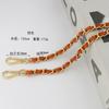 Bolso Bandolera con Cadena Correa de Hombro con Cadena de Cuero para Bolso, Cadena de Hierro de Cuero PU, Cadena con Cierre de Pinza de Langosta de Aleación de Zinc, Correa de Bolso Reductora de Peso