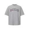 Camiseta de Verano de Manga Corta Forn3 Estilo Urbano Americano para Hombre, Informal y Versátil, Top Sencillo con Estampado de Letras N2005