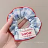 Acessório de cabelo elástico, estilo jovem, scrunchie moderno novo de 2025, headwear de tecido de malha elegante de verão para mulheres