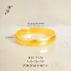 Tienda de oro con pulsera de patrón de hierba rizada de oro arena anillo liso de neumático para mujer regalo de boda joyería apilada para novia