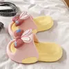 Sandalias de verano para mujer para exteriores, nuevo modelo 2026, antideslizantes para interiores, con lindo lazo y orejas de conejo, sandalias de plataforma gruesa