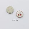 Estilo ins Estilo Coreano Color Caricatura Patrón de Puntos de Aceite Diamante Accesorios de Pendientes para Teléfono Móvil Pasadores Plástico Plano Accesorios DIY