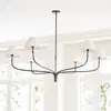 Estilo Campestre Americano Minimalista VC: Lámpara de araña para sala de estar de villa, modelo único de diseñador para sala de restaurante, Collins de hierro creativo