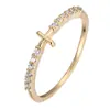 Fábrica de Origen de Accesorios de Explosiones Transfronterizas Anillo Simple de Zirconia Anillo de Moda para Mujer Fabricantes