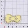 Acessórios Acrílicos Coloridos com Pontos Médios e Laço de Diamante Korean Flash Acessórios para Joias DIY Capa de Celular Decoração de Flor para Sapato