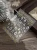 Yitu Padrão Antigo Folha de Ouro Rena de Natal Adesivos para Unha Série de Natal Guirlanda de Flocos de Neve Adesivos Decorativos Yt6677