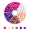 Venda quente transfronteiriça 2 3mm contas de arroz de vidro combinação terno diy caseiro frisado material joias acessórios atacado