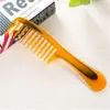 Pente de Dentes Largos Durável e Inquebrável para Cabelos Longos, Suaviza o Cabelo Sem Puxar, Design de Dentes Largos Não Danifica o Cabelo, Uso Universal