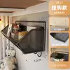 Prateleira de armazenamento de parede para quarto de dormitório estudantil, solução de armazenamento de parede sem furos, cesto de pendurar para banheiro