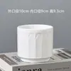Vasos de Cerâmica Específicos para Orquídeas Phalaenopsis Grandes e Pequenas, Adequados para Plantas Pendentes, Árvores da Fortuna, Plantas Verdes e Suculentas, com Prato para Uso Doméstico