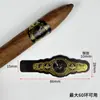 Anilla de puro hot stamping logo dorado banda del pie del puro subetiqueta anti-agrietamiento fijación banda del puro pegatina fija soporte de impresión cinta de doble cara