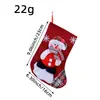 Meias de Natal Transfronteiriças, Sacolas de Presente de Natal, Pingentes de Meias Pequenas de Natal, Enfeites para Árvore de Natal, Sacolas de Decoração