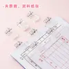 Clips pequeños transparentes DIY clips autoadhesivos de PP carpetas de documentos para estudiantes clips para recibos con respaldo adhesivo mini clips