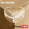 Protetor de Canto de Silicone para Segurança Infantil em Formato de L Protetor de Canto Protetor de Canto de Janela Espessado e Longo Transparente Anti-Colisão Canto Esférico Quadrado