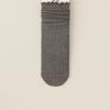 Calcetines para Mujer, Encaje Gris, Sin Costuras, Blancos, Adecuados para Zapatos Pequeños de Cuero, Antibacterianos, Versátiles, Calcetines de Maternidad, Estilo Delgado