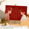 [Livro de Casamento Yun Yi 99] Bandeira Nuvem Exclusiva do Rio Estrela Cadente Contrato de Casamento do Casal Hao Yi Ran Mercadoria de Cartão Postal Exquisite