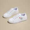 Tênis Branco Novo Estilo Primavera e Outono 2026 para Mulheres, Versão Coreana Sapatos Casuais Planos Versáteis, Tênis Esportivo Branco Feminino de Outono para Estudantes