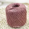 Hilo de Color Dorado y Plateado de 1 mm Hilo Hueco DIY Tejido a Mano Cuerda para Pasador de Oso Material de Hilo Brillante