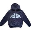 En Stock 2026 Sudadera Estilo Oscuro Europeo y Americano Sudadera con Capucha Unisex Pareja Gótica Harajuku Sudadera Oversize con Cremallera