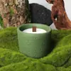 Taza de Cemento Minimalista Nórdica Vela de Aromaterapia para el Hogar Vela DIY Adorno de Fragancia para el Hogar Procesamiento OEM de Cera de Soja