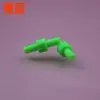 G2T2074 Tubo Verde de 2 Vías, Pieza de Extensión para Manguera, la Sección Octagonal Media se Puede Insertar en el Agujero Octagonal, Piezas Pequeñas de Producción