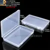 Caja de plástico transparente para accesorios de somier, caja de almacenamiento para piezas de baterías, caja de clasificación de herramientas