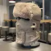 Gorro Lei Feng para hombre y mujer, gorro de algodón del noreste engrosado de invierno cálido a prueba de frío con máscara facial, protección para orejas, gorro cortavientos para ciclismo al aire libre con forro de vellón