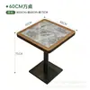 Madera Maciza Mimbre Tejido Uso Comercial Cafetería Restaurante Estilo Sudeste Asiático Cabina Sofá Restaurante de Té Restaurante de Hot Pot Mesa y Sillas de Comedor