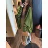 Cardigan de Tricô LEKA Estilo Old Money Cor Café Manga Morcego para Mulheres Outono Peça de Camada Xale Cobertura Top de Comprimento Médio