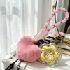 Regalo de San Valentín: llavero de corazón de peluche, rosa de sueño estrellado, correa para teléfono, colgante para bolso, regalo promocional