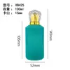 Procesamiento Personalizado de Botellas de Perfume con Terciopelo, Botella Pequeña de Vidrio de 100ml para Sub-embotellado de Perfume, Botella Vacía, Fabricante de Botellas con Atomizador, Tapa