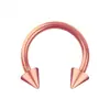 Venta Caliente Transfronteriza Joyería de Acero Inoxidable Perforaciones para Labio Cono Puntiagudo Acero de Titanio Anillos para Nariz Barra de Herradura Anillos para Labio Set de Anillos para Nariz Venta al por Mayor de Fábrica
