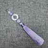 Yixiangfei 8B-5 Anillo de Correr Cierre de Langosta Borla 8 Borlas Estilo Antiguo Accesorios Dinastía Han Colgante para Ropa Artesanía Decoración