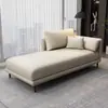 Sillón de lujo moderno minimalista para sala de estar, dormitorio, hotel o casa de huéspedes; una silla reclinable cómoda para usar junto a la cama; un sofá pequeño