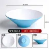Tigela cônica bicolor, tigela de melamina para macarrão comercial, tigela especial para casas de macarrão, adequada para macarrão de caracol, wontons, macarrão misto, ramen e hot pot picante