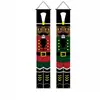 Amazon Transfronterizo Nuevo Couplet Navideño Decoración para Fiesta Navideña Bandera Colgante de Atmósfera Decoración de Porche Cascanueces