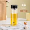 Copo de Vidro de Camada Dupla Mingxia Simples de Borossilicato Alto Espessado para Chá Copo de Bebida Portátil Doméstico para Homens Venda por Atacado Personalização