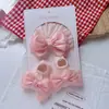 Gorro de Bebé Primavera y Verano Gorro Fetal para Recién Nacidos Calcetines Juego de Dos Piezas para Bebé Niña Bonito y Elegante Gorro Indio Gorro Turbante