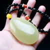 Jade Afegão Natural Jade Branco Peça de Cabo de Pedra Original Peça de Cabo Topázio Arroz Peça de Cabo Jade Branco de Xinjiang Fornecimento ao Vivo
