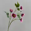 Nueva Flor Artificial Margarita Rosa de Navidad 3D Flor Silvestre Arreglo Floral de Gama Alta Decoración Flor en Mano Floral Francés Realista