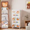 Gabinete de Almacenamiento para Estudiantes de Dibujos Animados Transfronterizo Gabinete de Almacenamiento de Plástico con Cajones para Juguetes, Documentos y Artículos Varios Caja de Almacenamiento para Ropa de Bebé