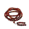 Pulsera Clásica de Ámbar Sanguíneo Birmano de 108 Cuentas Multicírculo de Ámbar Resina para Hombres y Mujeres Rosario Listo para Usar al por Mayor Zen
