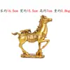 Yang Tongji Artículos de Cobre al por Mayor Figura de Caballo de Latón Decoración para el Hogar Artesanías Caballo de Latón para la Buena Fortuna