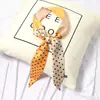 Ins fita de cetim da Coreia do Sul lenço feminino tira estreita fita decorativa multiuso versátil cinto lenço fino pequeno