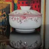 Cerámica Hanshan Minsheng: Cuencos de Cerámica con Esmalte Debajo de Estilo Romántico para Sopa, Fondue, Fideos, Arroz y Cucharas de Varios Tamaños