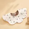 Babero Impermeable de Doble Cara con Forma de Pétalo de 360 Grados para Recién Nacidos, Toalla para Babas de Bebé, Babero de Gasa Clase A para Bebé